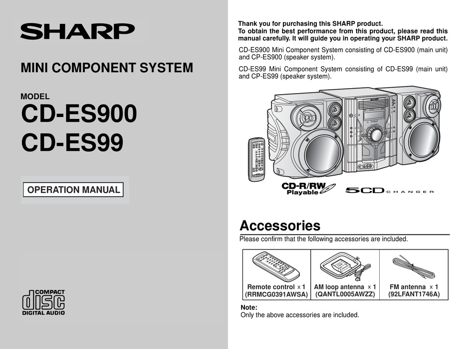 Sharp cd c265 схема