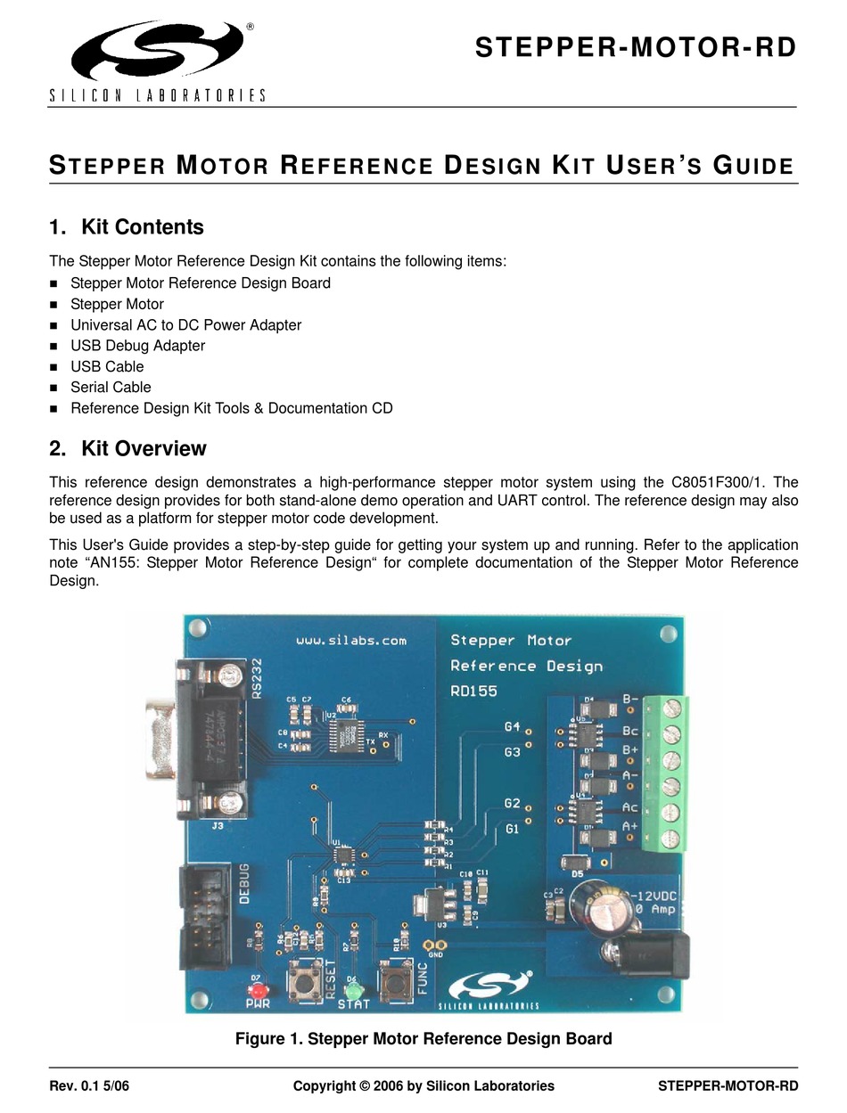 SILICON LABORATORIES STEPPER MACHINE USER MANUAL Pdf Download | ManualsLib