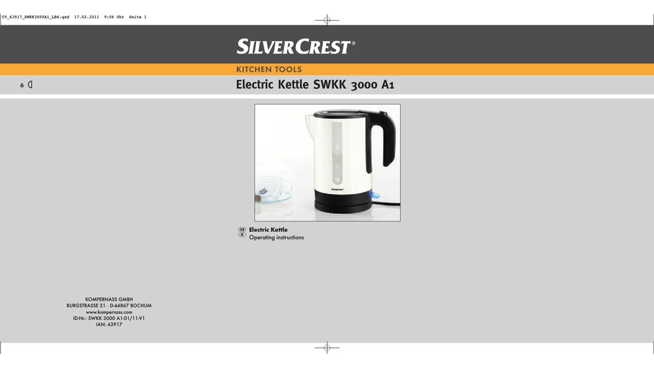 silver crest kettle