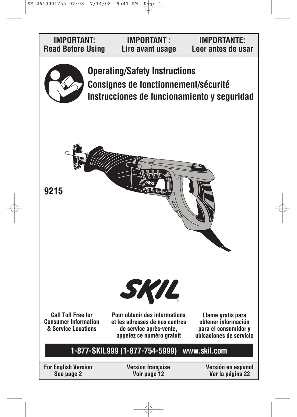 skil-9215-operating-safety-instructions-manual-pdf-download-manualslib