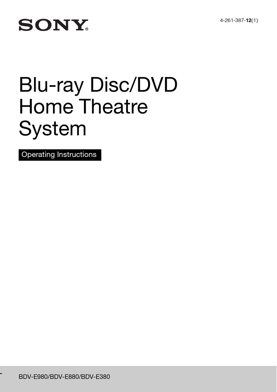 sony home theatre 4 in 1