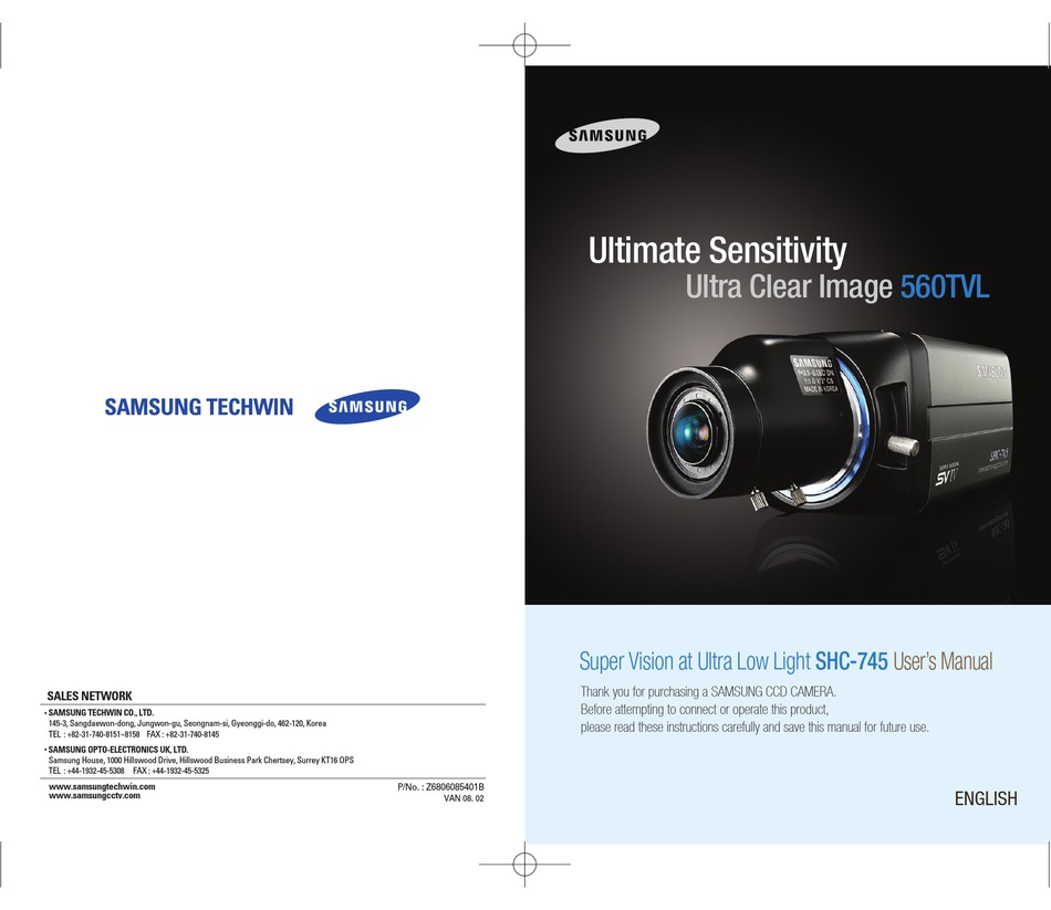 SAMSUNG 560TVL USER MANUAL Pdf Download | ManualsLib