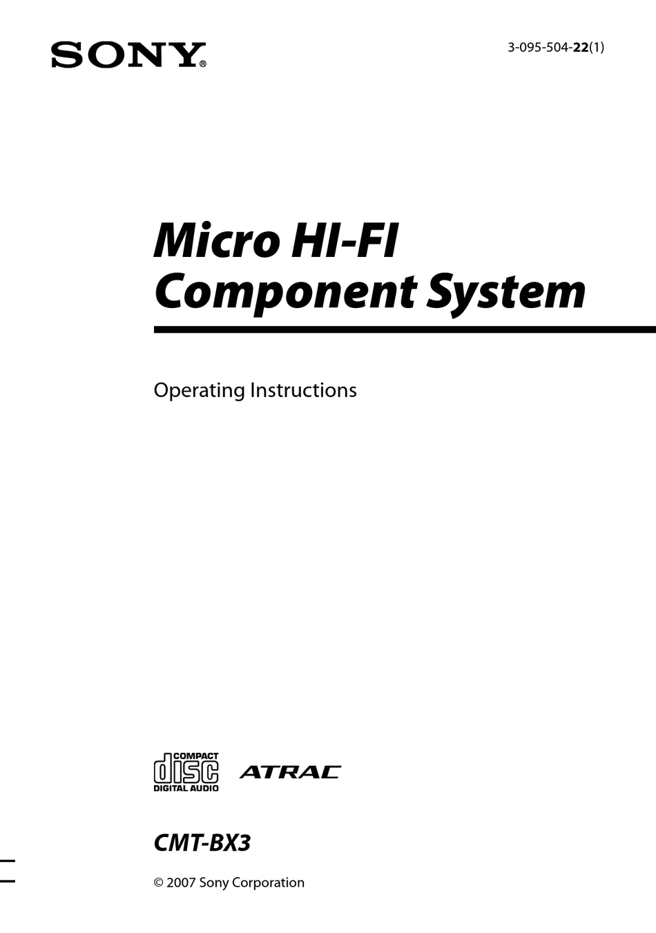 Three new Sony micro hi-fi systems