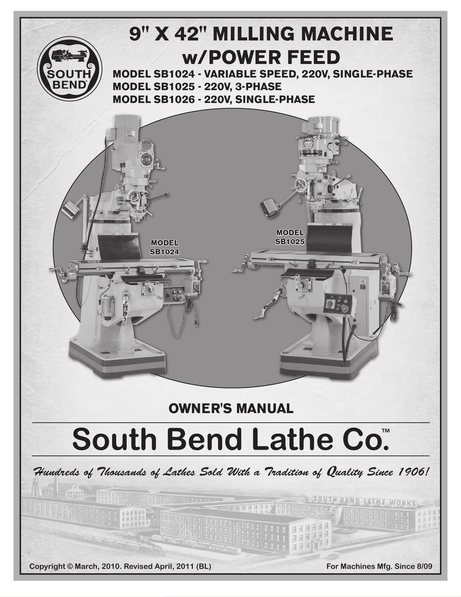 south bend 8 lathe manual