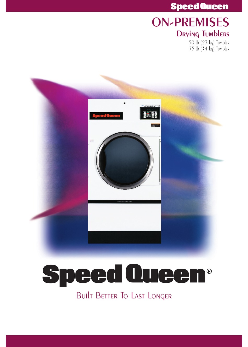 SPEED QUEEN 50 LB BROCHURE & SPECS Pdf Download ManualsLib