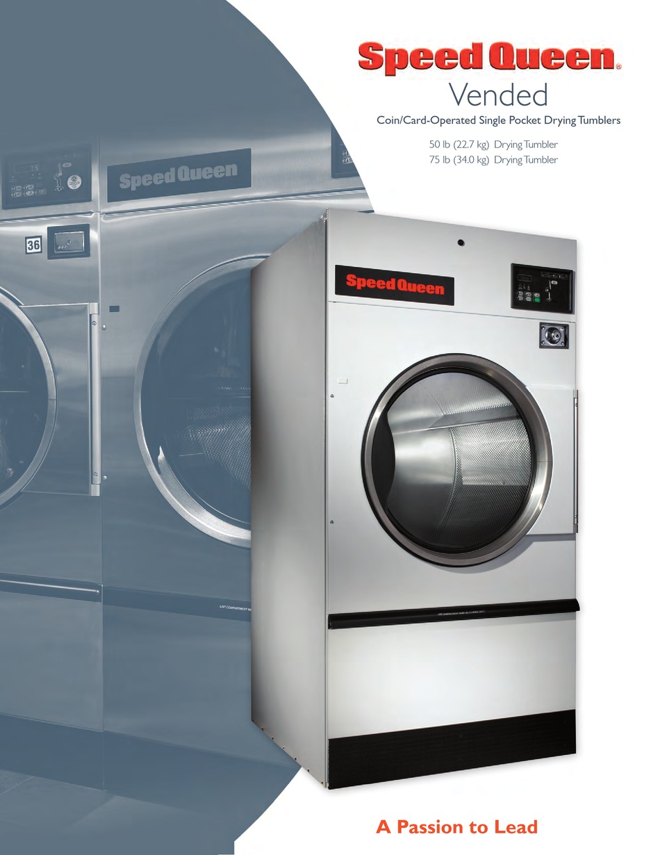 SPEED QUEEN VENDED ST050 BROCHURE & SPECS Pdf Download ManualsLib
