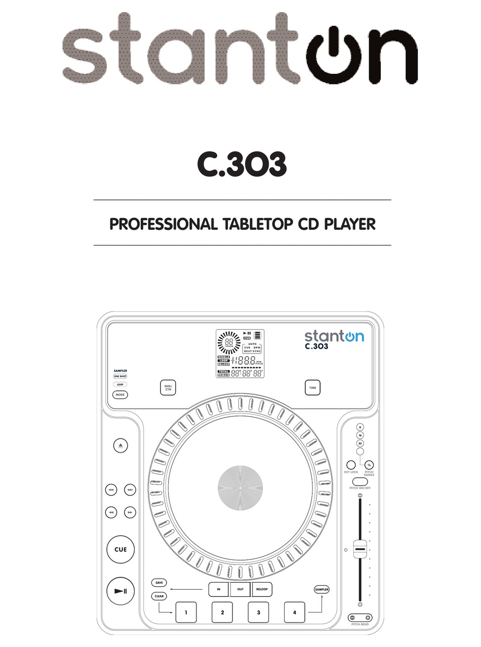 STANTON C.303 MANUAL Pdf Download | ManualsLib