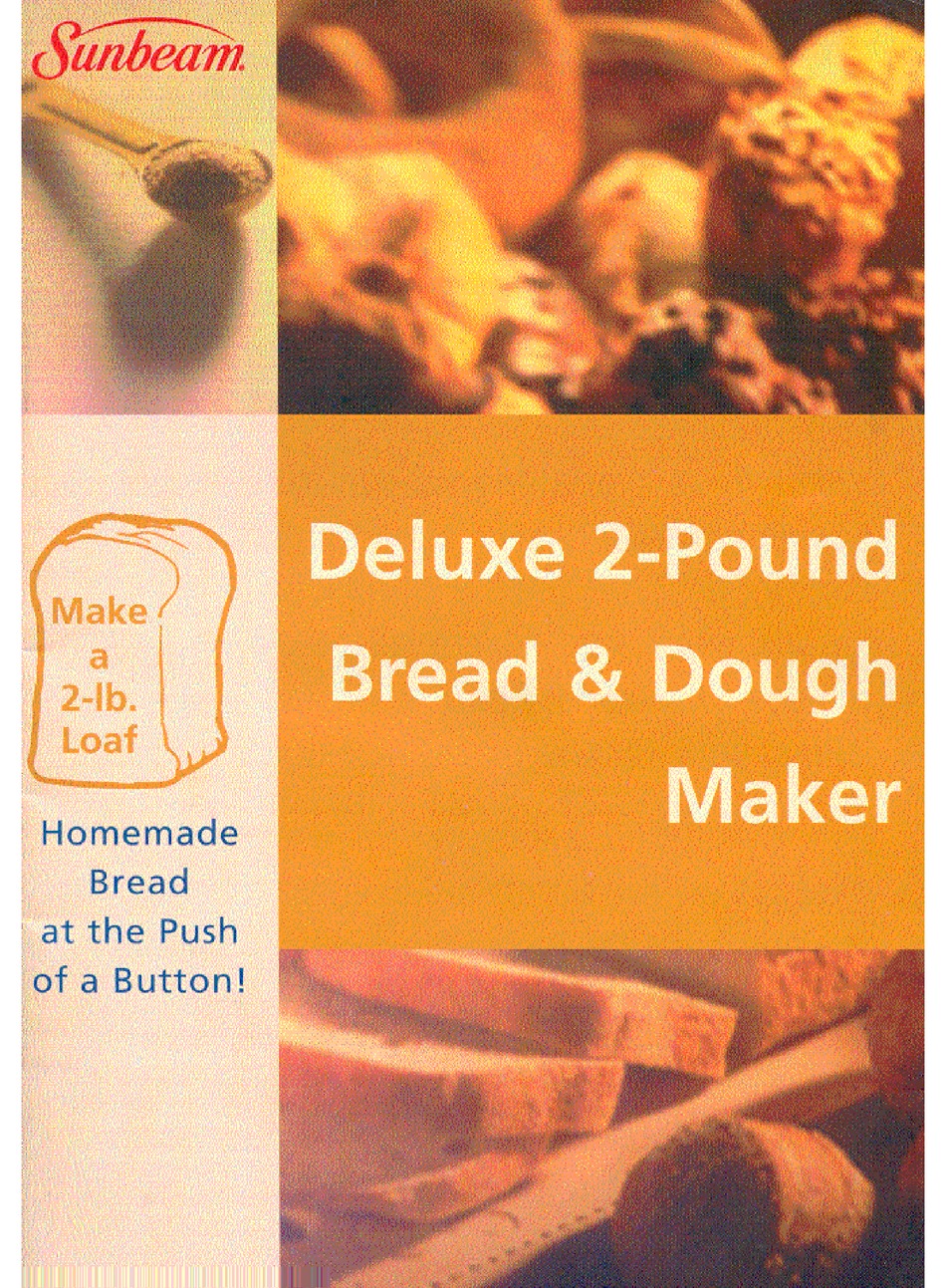 sunbeam oster bread maker 4810 manual