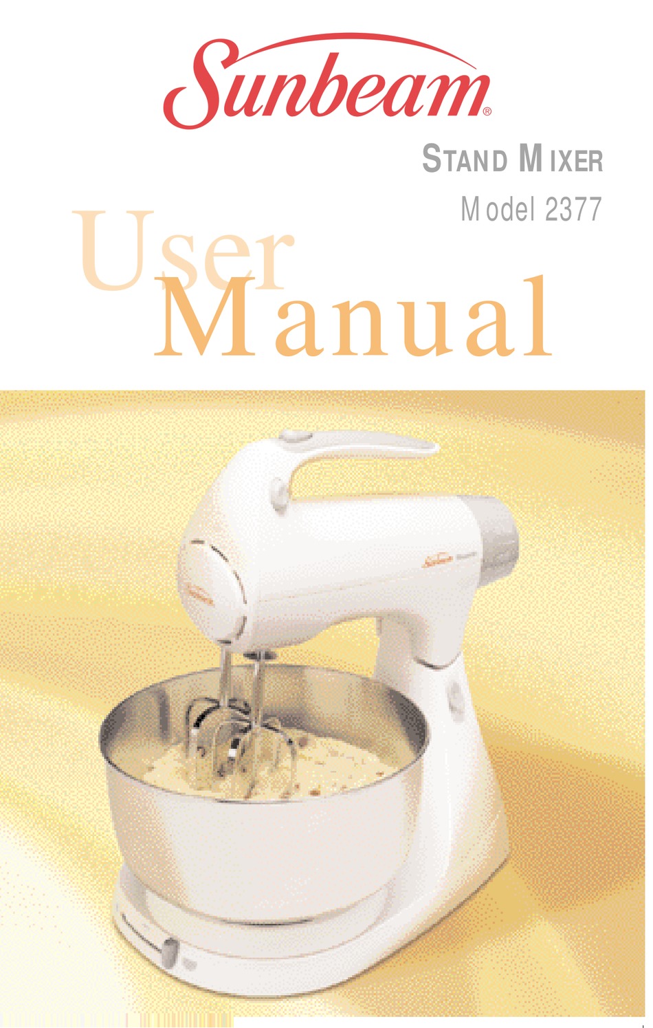 Sunbeam/oster Stand Mixer Replacement Dough Hooks for Models 2372
