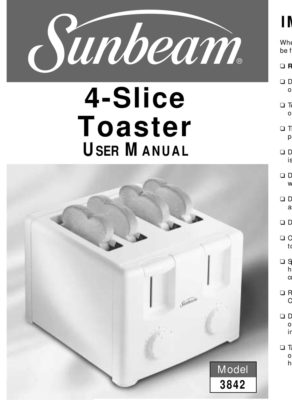 sunbeam-3842-user-manual-pdf-download-manualslib