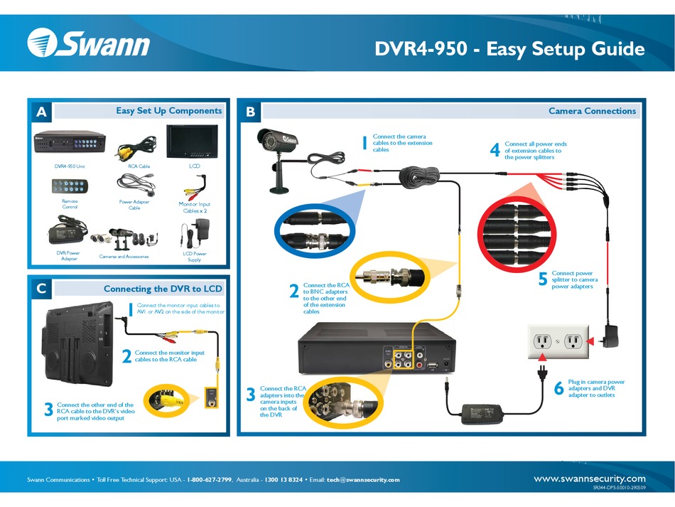 SWANN DVR4950 EASY SETUP MANUAL Pdf Download ManualsLib