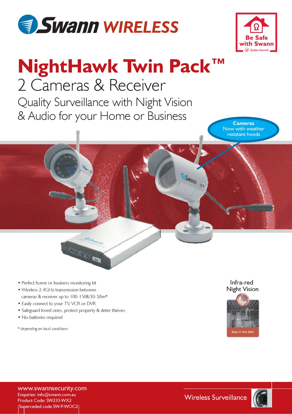 swann nighthawk twin pack