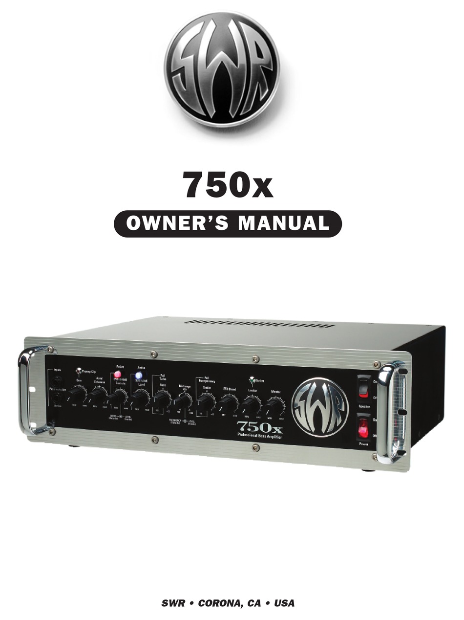 swr 750 bass head