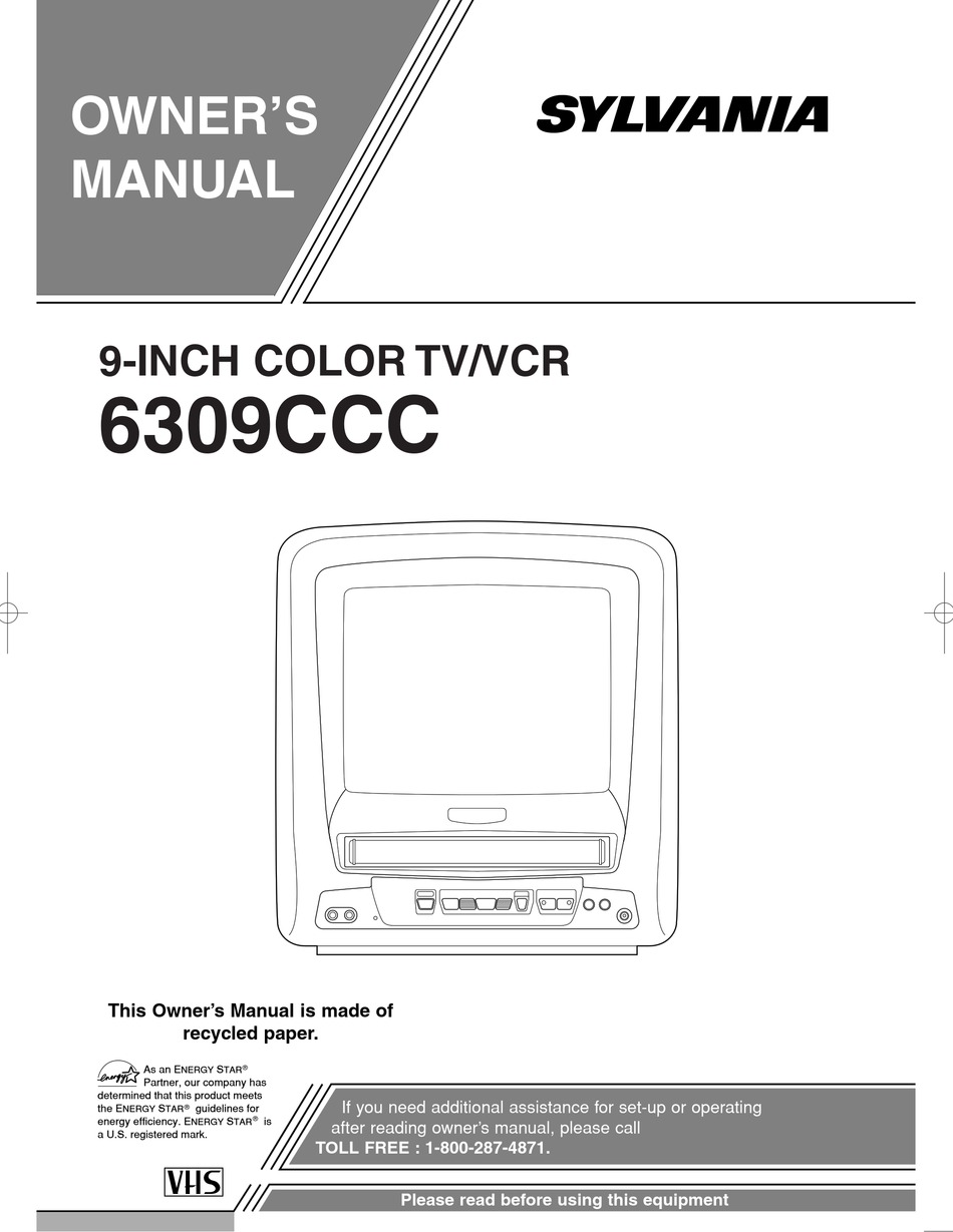 SYLVANIA 6309CCC OWNER'S MANUAL Pdf Download | ManualsLib