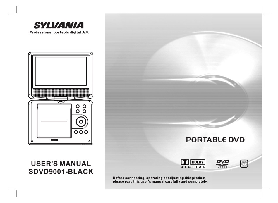 SYLVANIA SDVD9001-BLACK USER MANUAL Pdf Download | ManualsLib