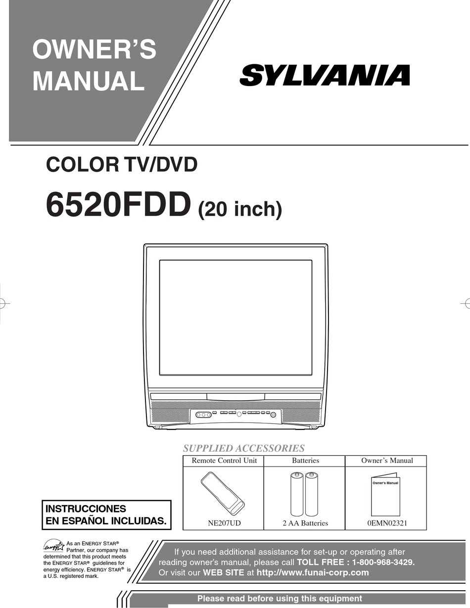 SYLVANIA 6520FDD OWNER'S MANUAL Pdf Download | ManualsLib
