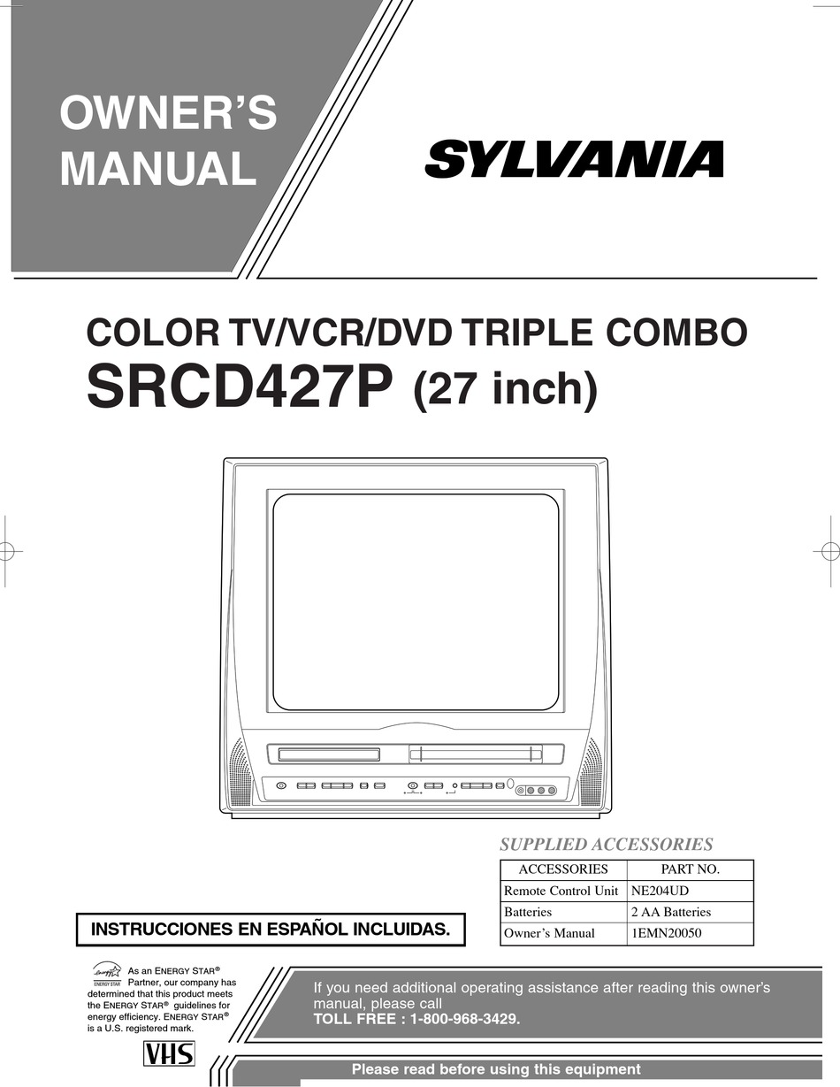 SYLVANIA SRCD427P OWNER'S MANUAL Pdf Download | ManualsLib