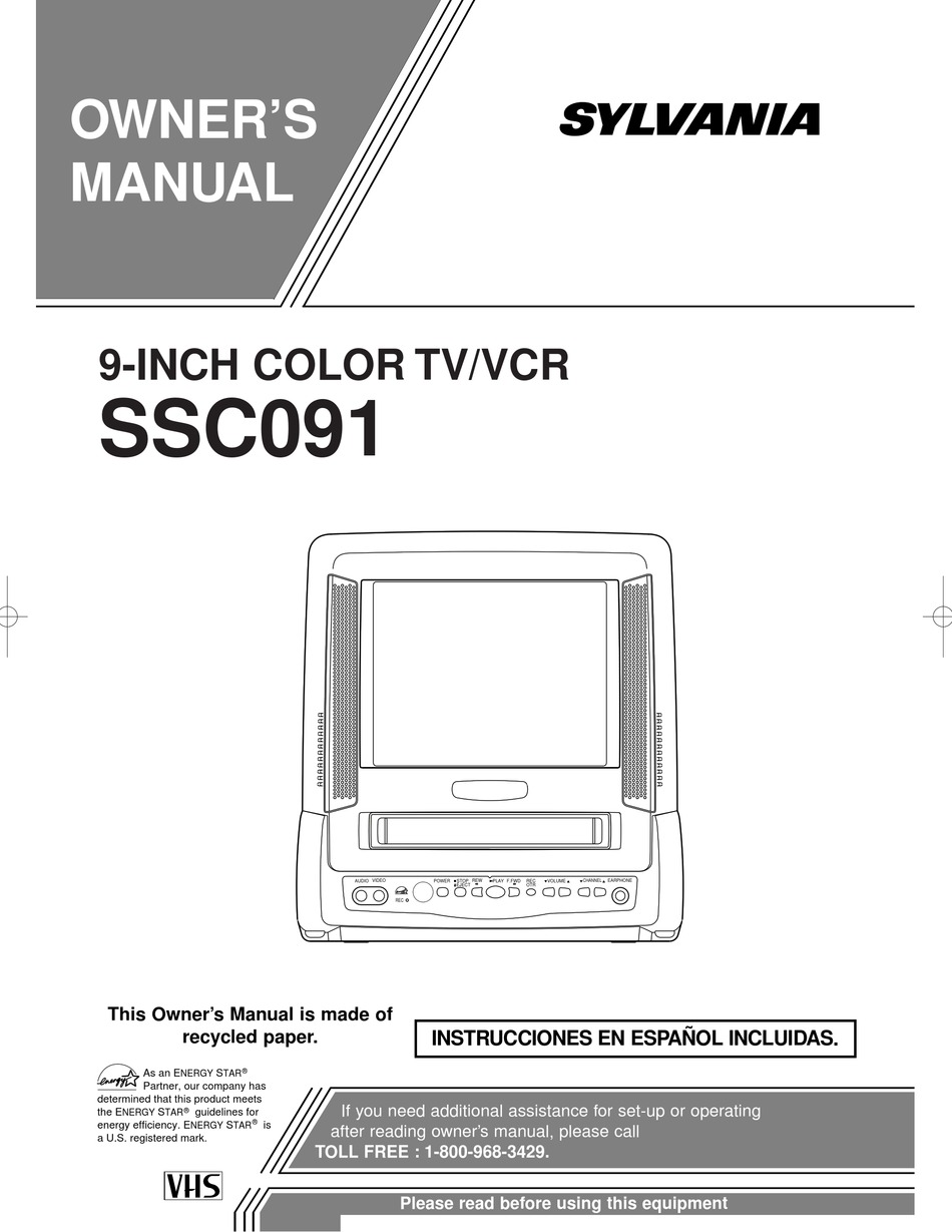 SYLVANIA SSC091 OWNER'S MANUAL Pdf Download | ManualsLib