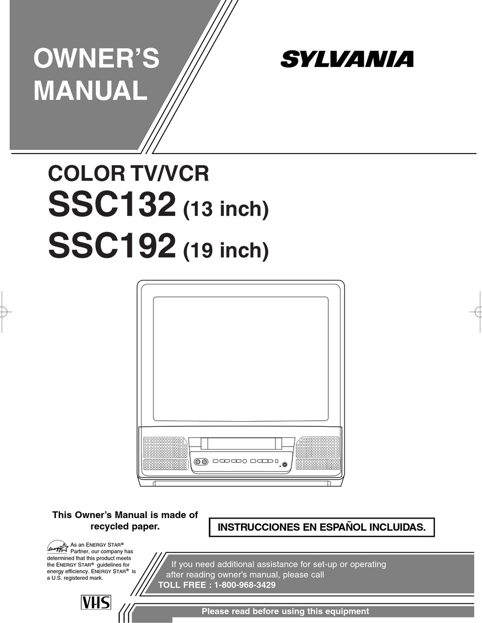 SYLVANIA SSC132 OWNER'S MANUAL Pdf Download | ManualsLib
