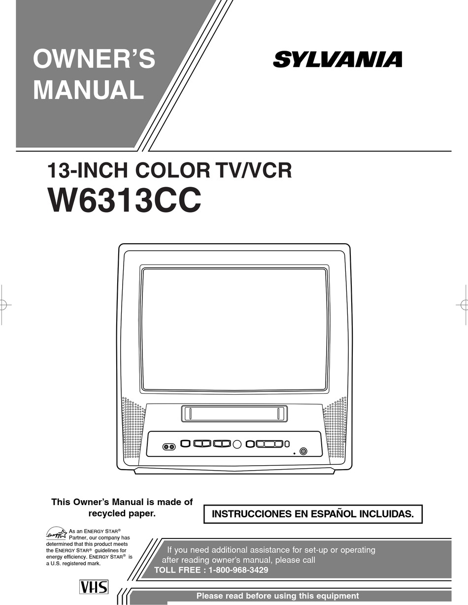 SYLVANIA W6313CC OWNER'S MANUAL Pdf Download | ManualsLib