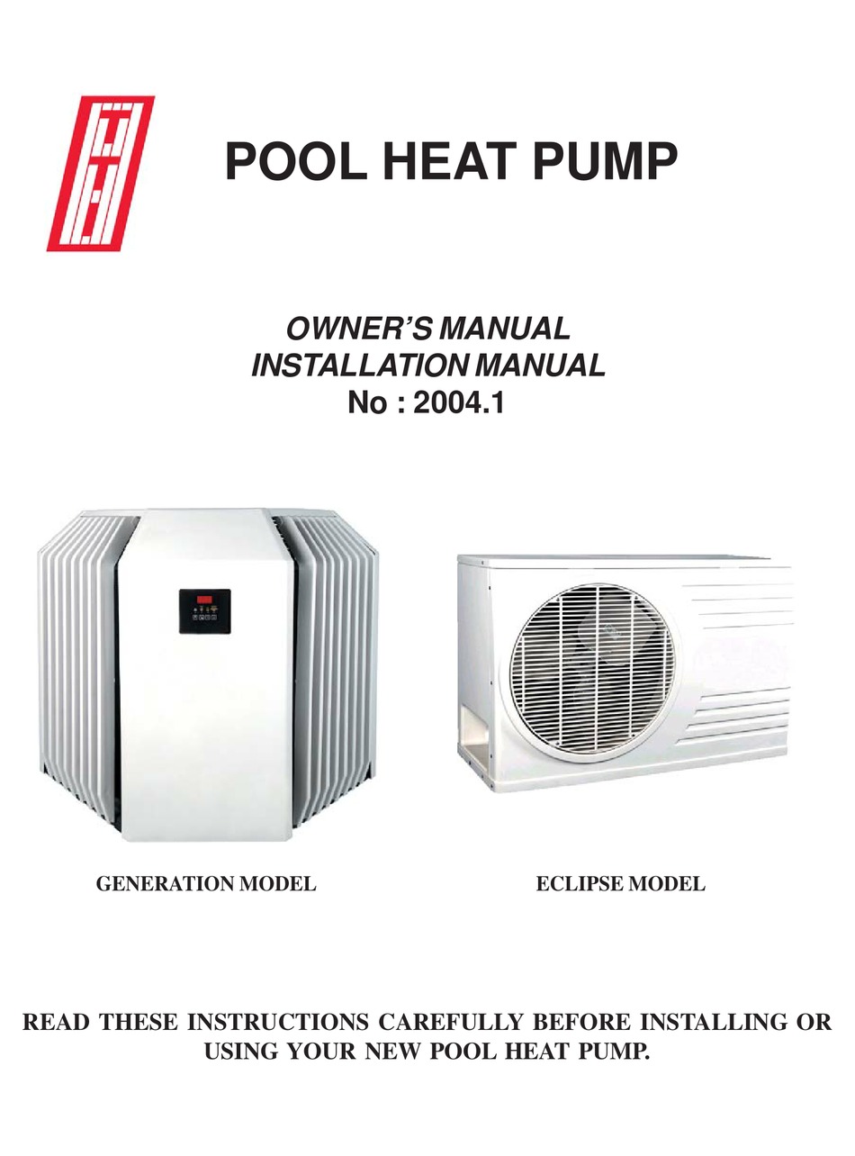 TTI POOL HEAT PUMP INSTALLATION MANUAL Pdf Download ManualsLib