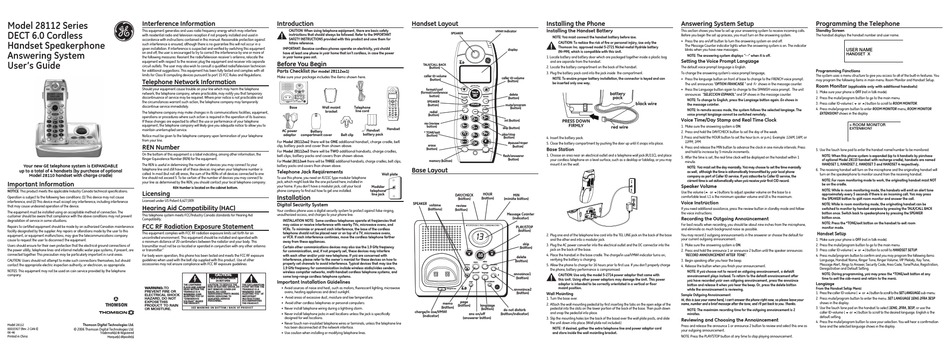 GE 28112 SERIES USER MANUAL Pdf Download | ManualsLib