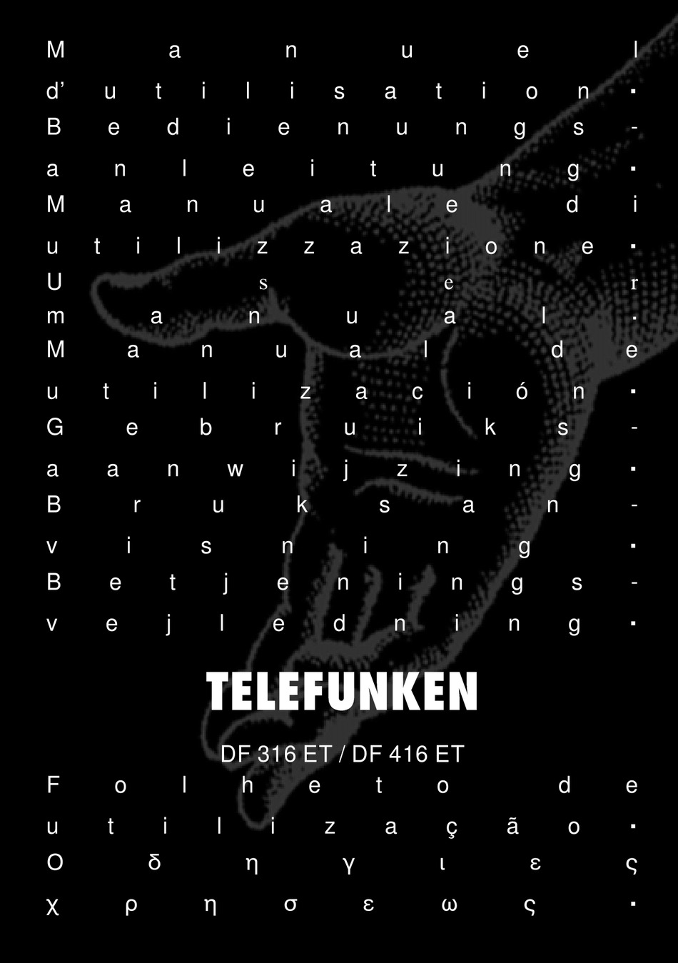 Telefunken Df 316 Et Owner S Manual Pdf Download Manualslib