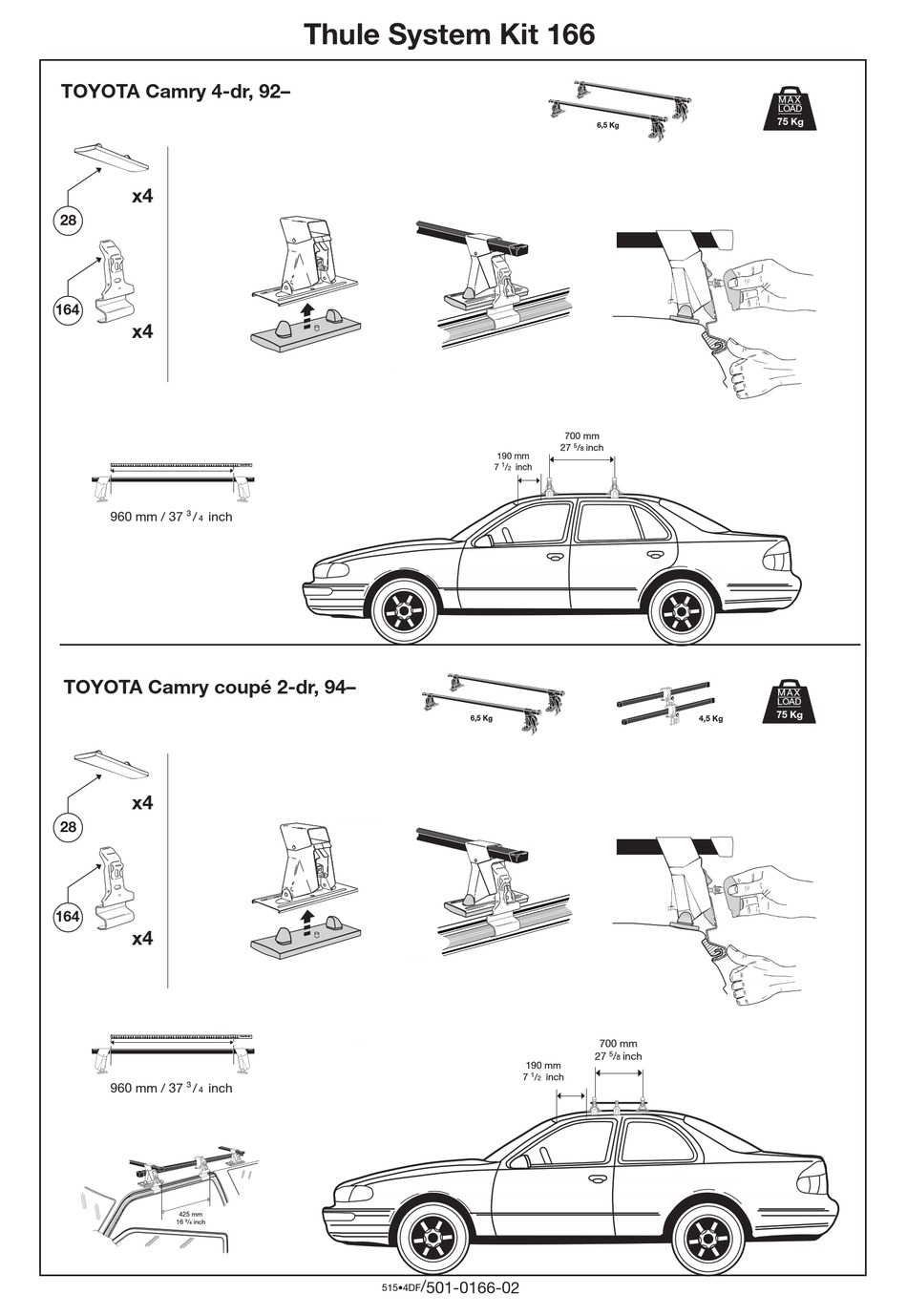 THULE 166 MOUNTING & INSTALLATION Pdf Download ManualsLib