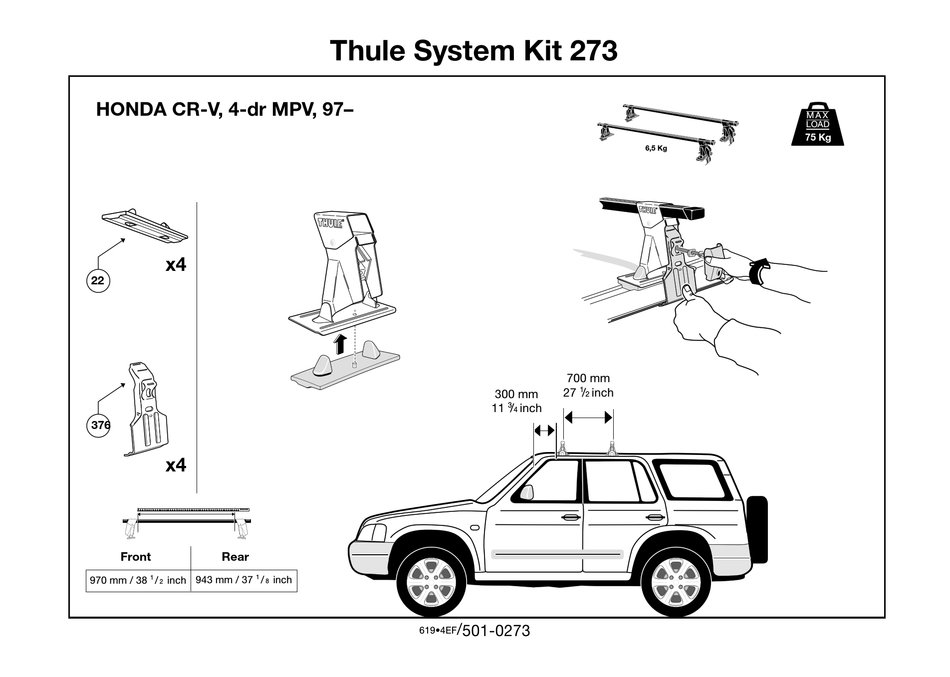 THULE 273 MANUAL Pdf Download ManualsLib