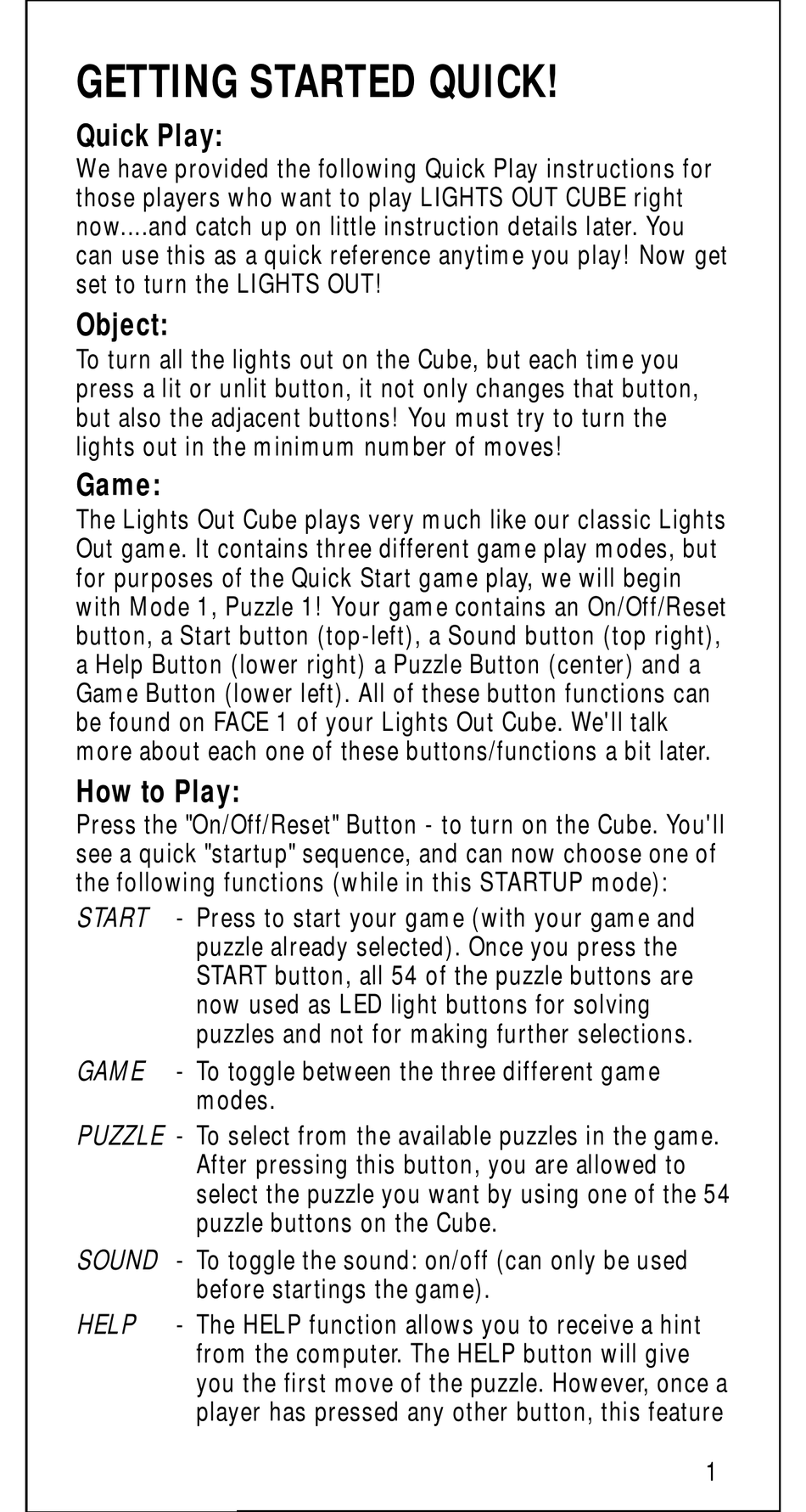 download tiger lights out cube