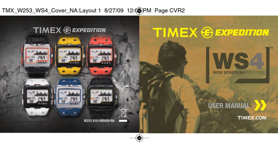 setting timex expedition