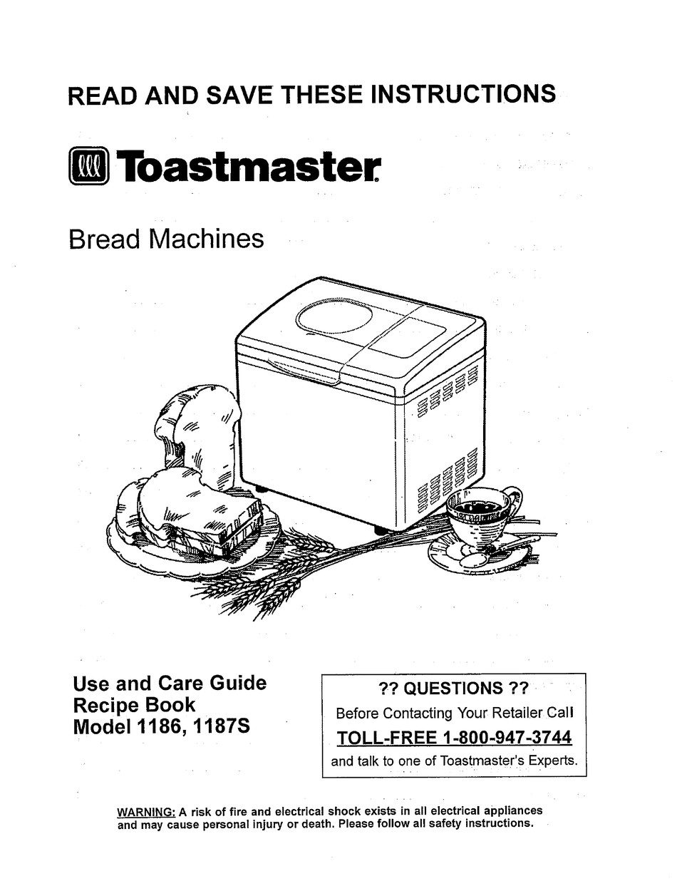 Recipes For Toastmaster Bread Box 1154 : Not Angka Lagu Toastmaster Bread Machine Recipes ...
