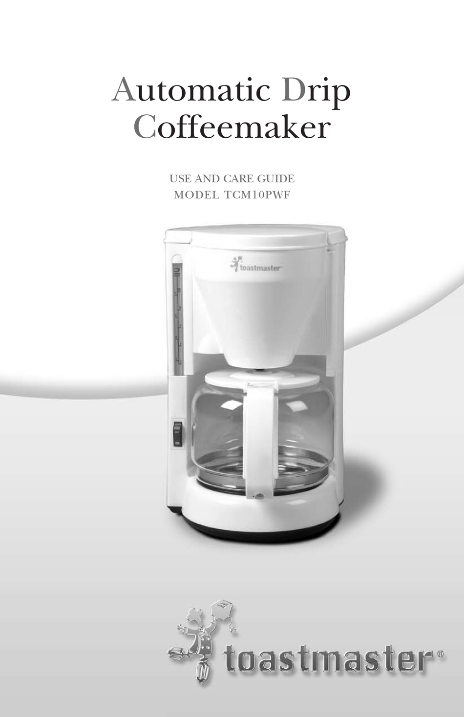 TOASTMASTER TCM12W 12-Cup Digital Coffeemaker