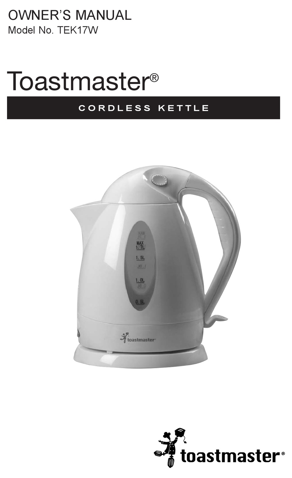 Toastmaster 1.7-Liter Electric Kettle