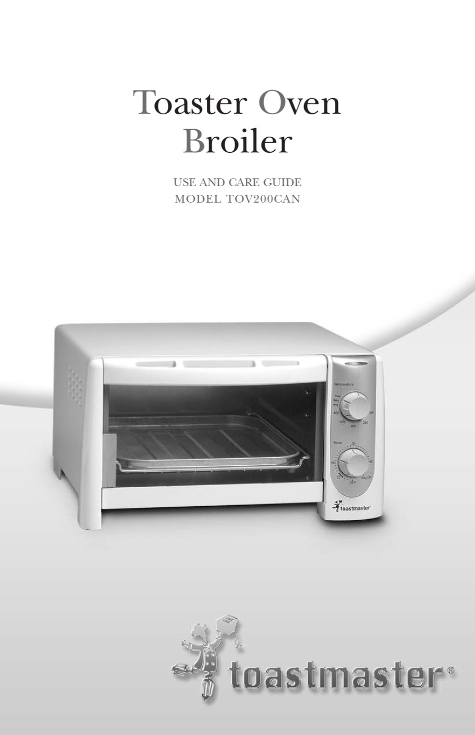 TOASTMASTER TOV200CAN USE AND CARE MANUAL Pdf Download ManualsLib