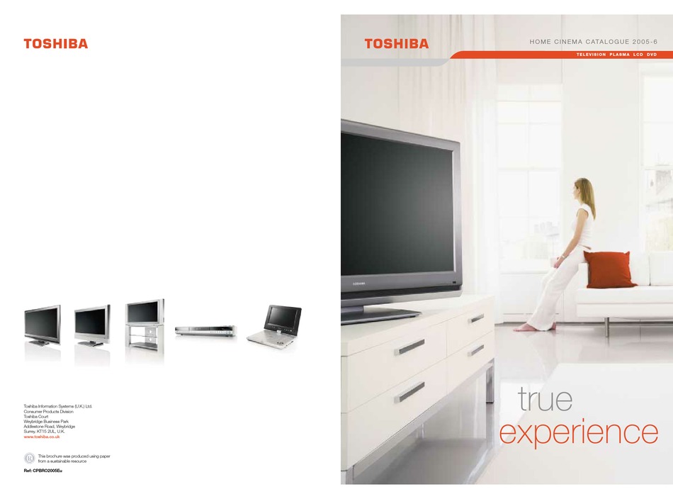 TOSHIBA CPBRO2005EU CATALOG Pdf Download ManualsLib