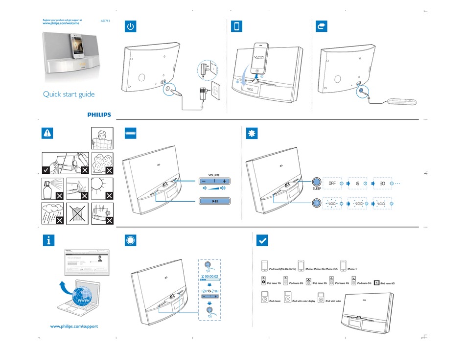 PHILIPS AD713/05 QUICK START MANUAL Pdf Download | ManualsLib