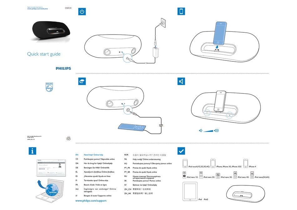 Philips Ds8530 10 Quick Start Manual Pdf Download Manualslib