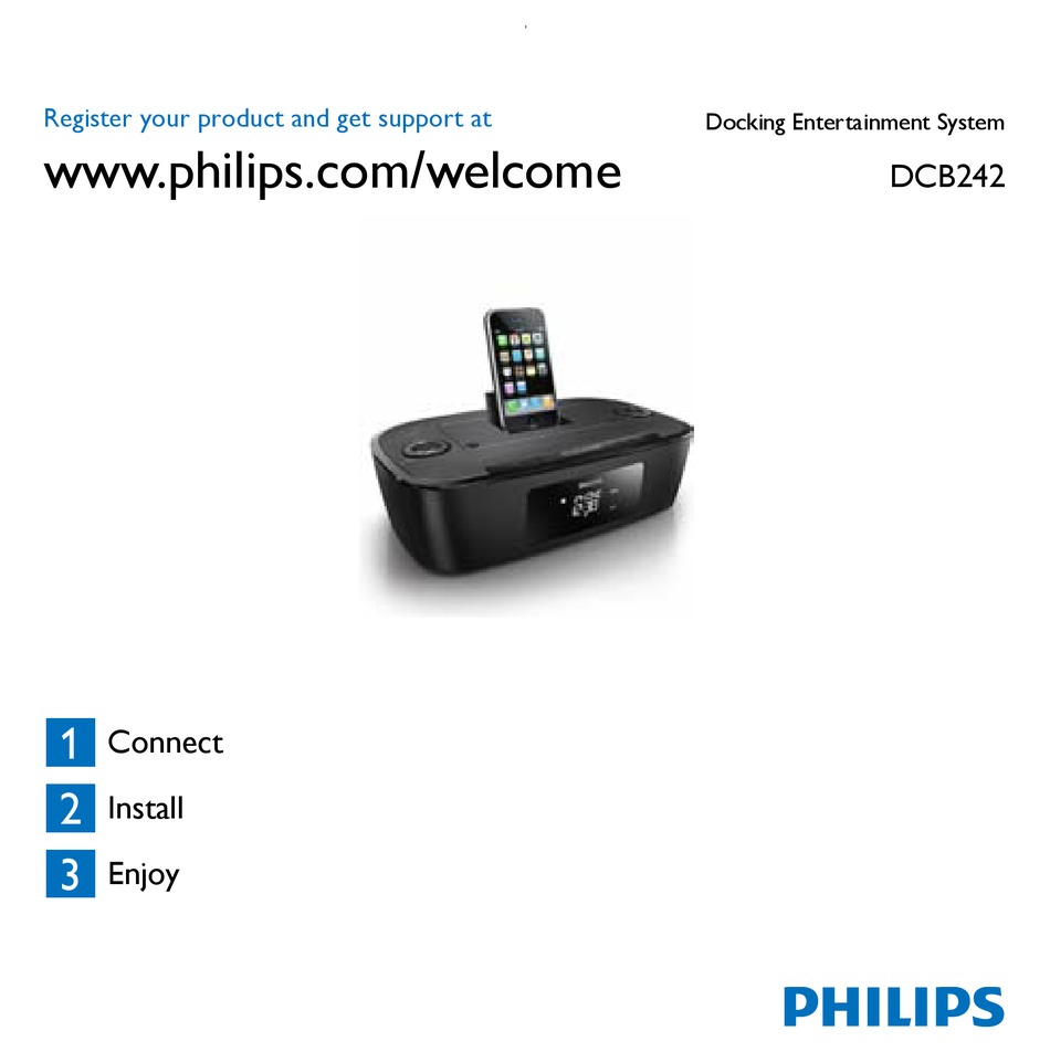 Philips Dcb242 05 User Manual Pdf Download Manualslib