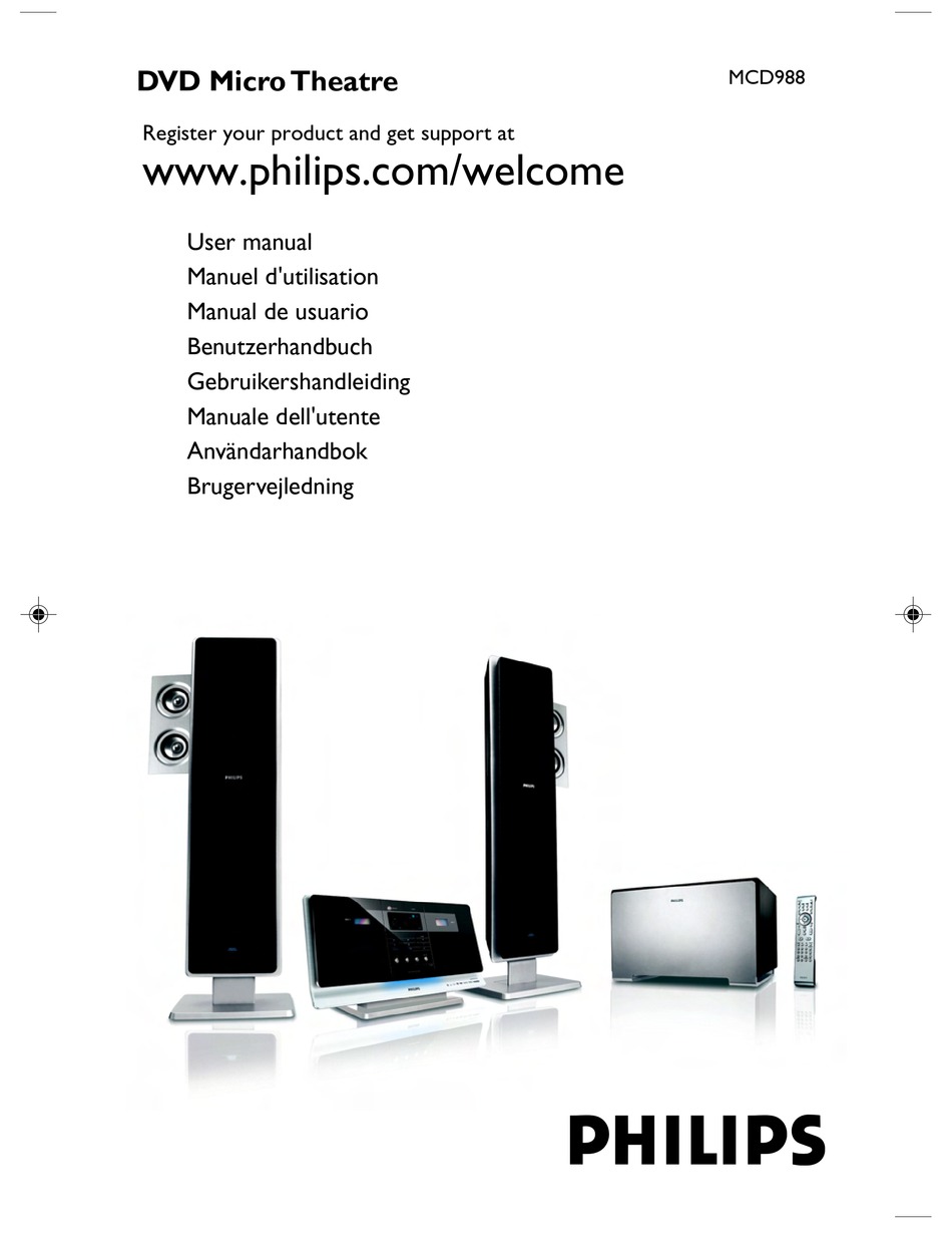 Philips Mcd9 12 User Manual Pdf Download Manualslib