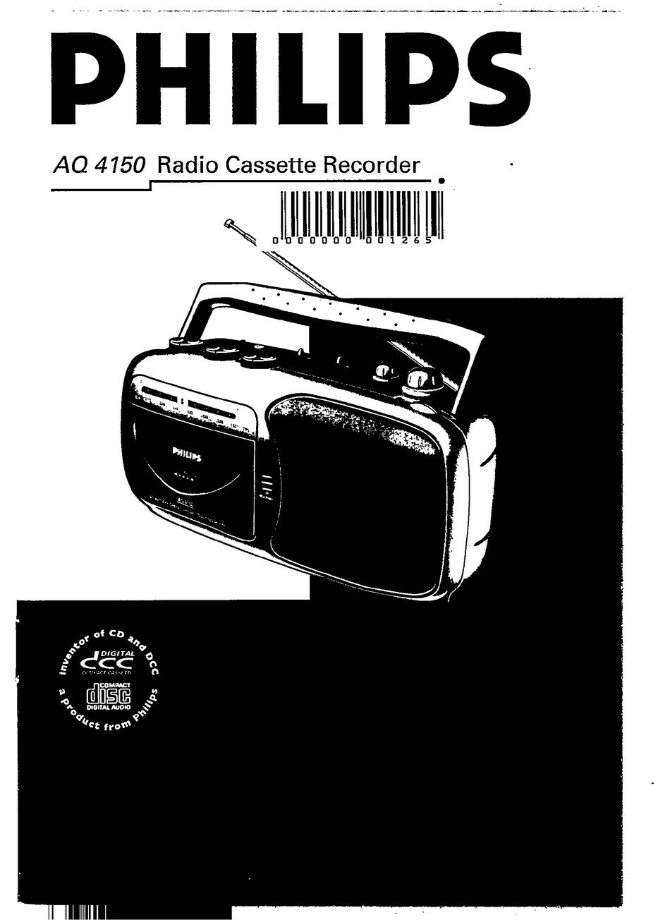 Radio Cassette Recorder AQ4130/01