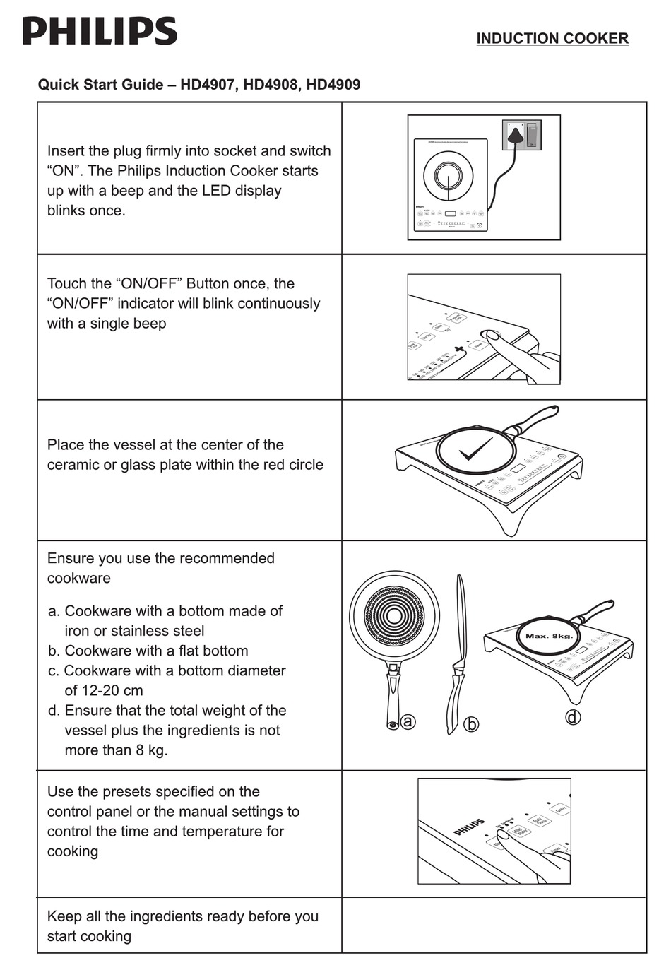 how to use a copper chef induction cooktop