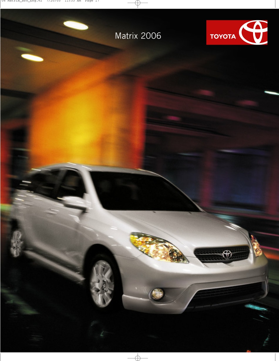 Toyota Matrix 2006 Brochure Specs Pdf Download Manualslib Toyota Matrix 2006 Brochure Specs Pdf Download Manualslib