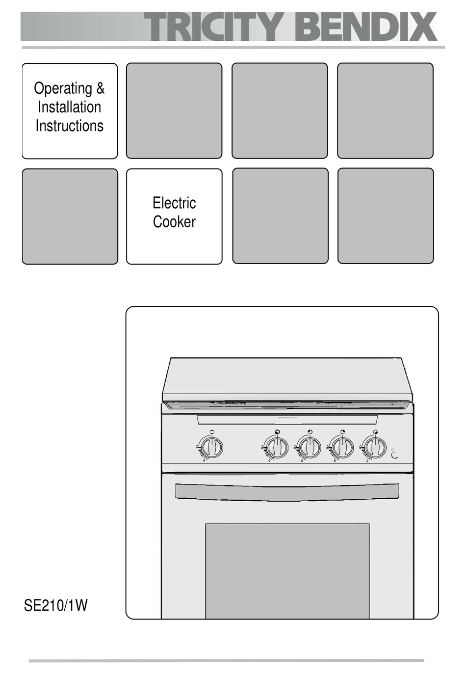 tricity bendix electric cooker