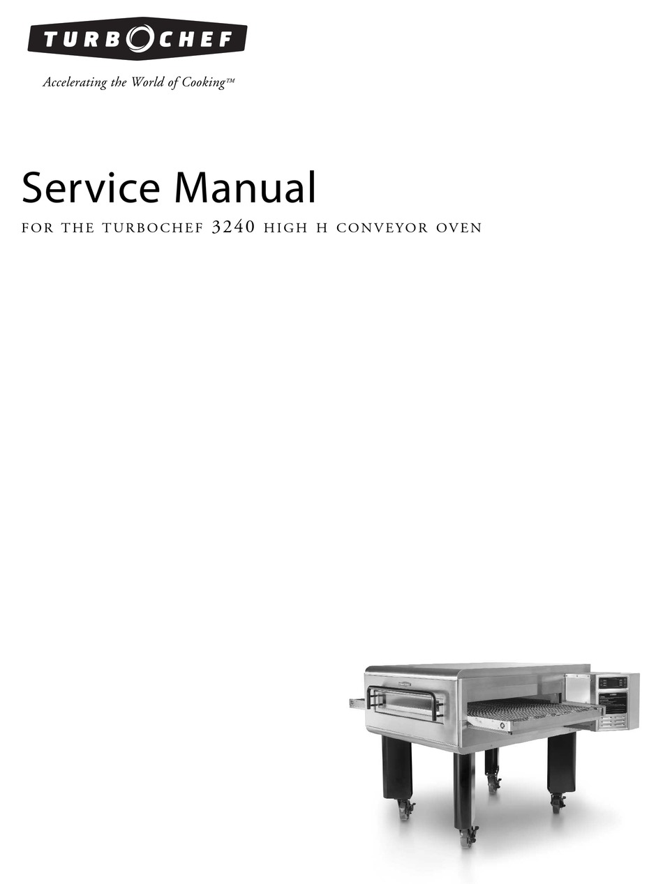 TURBOCHEF 3240 SERVICE MANUAL Pdf Download ManualsLib