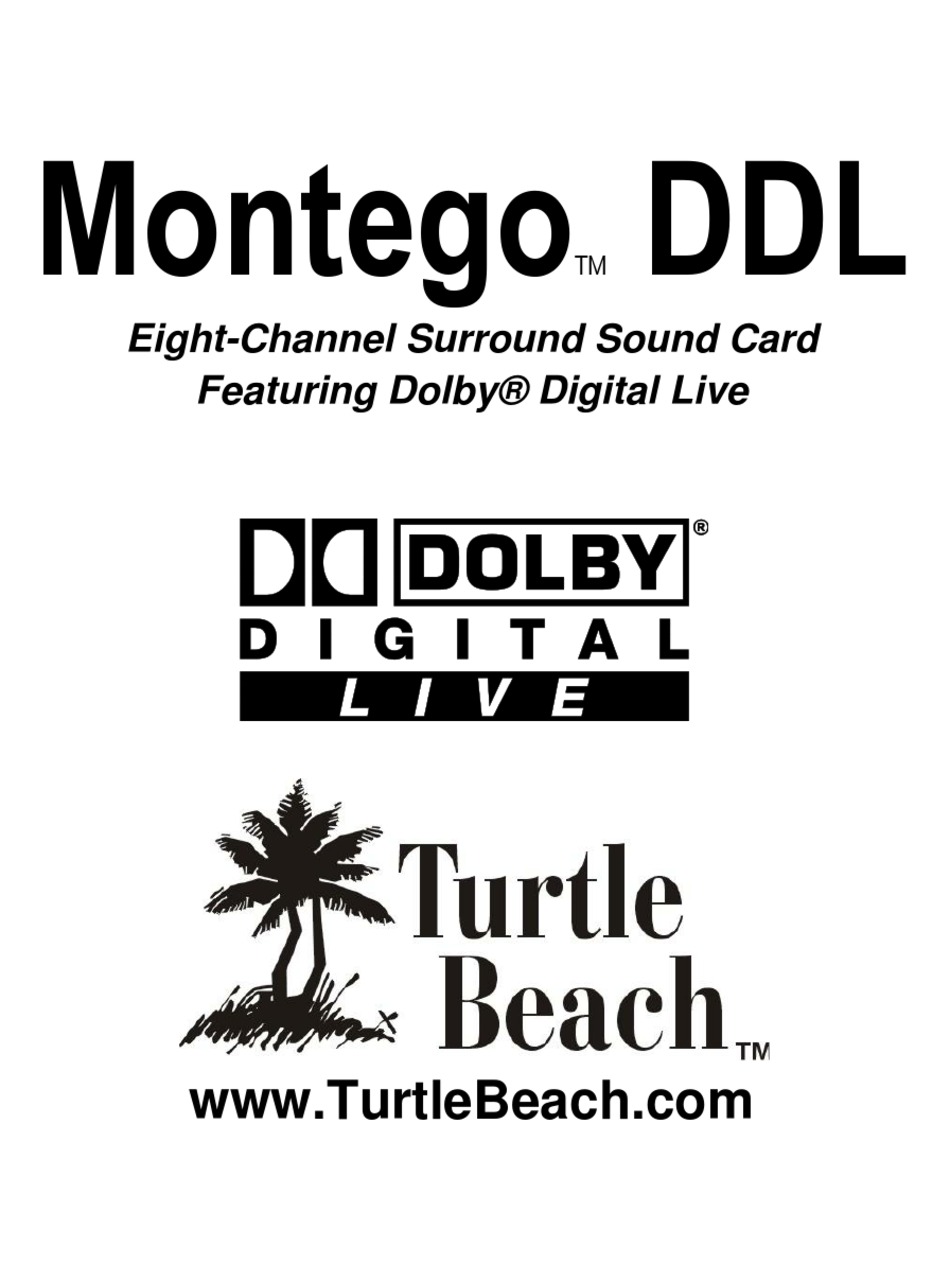 turtle beach montego ddl manual