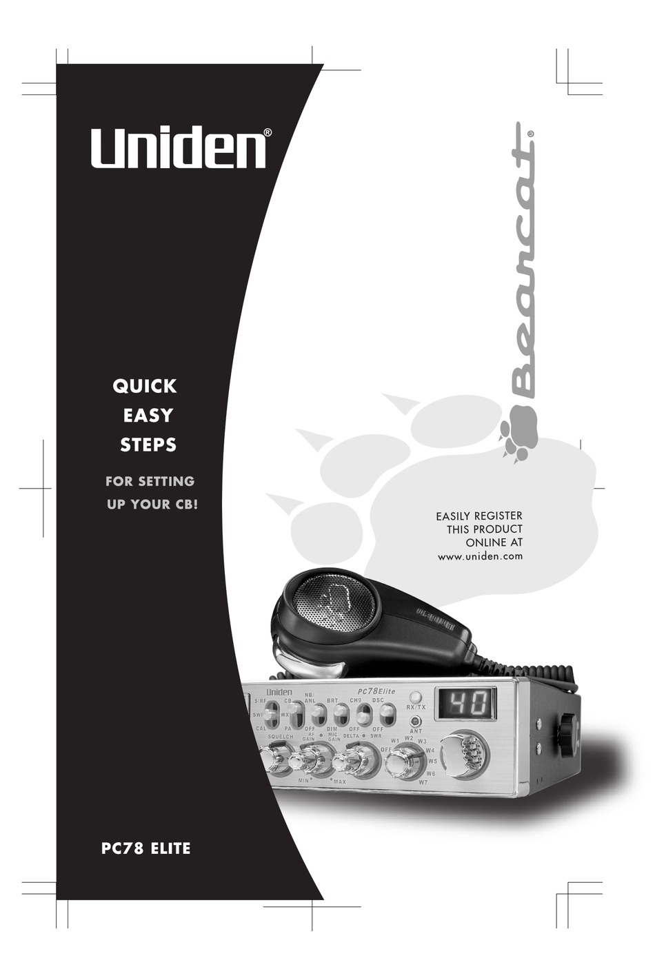 UNIDEN BEARCAT PC78 ELITE SETUP MANUAL Pdf Download ManualsLib