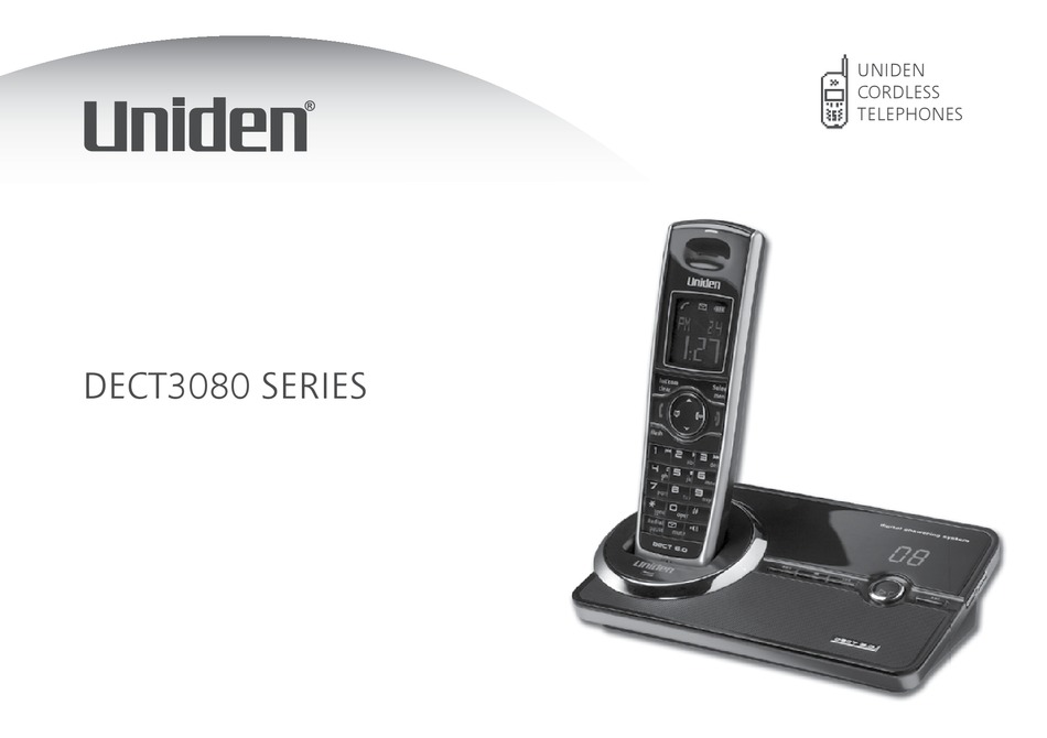 UNIDEN DECT3080 SERIES USER MANUAL Pdf Download ManualsLib