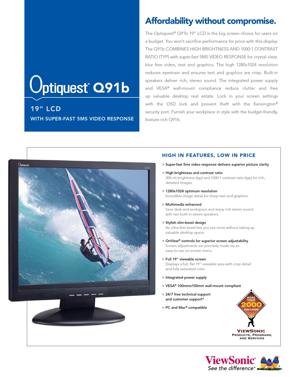 optiquest q91b