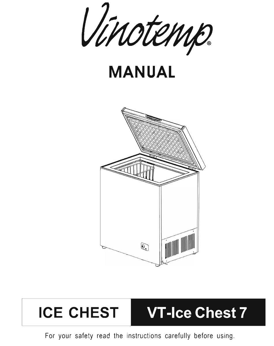 VINOTEMP VTICE CHEST 7 INSTRUCTION MANUAL Pdf Download ManualsLib